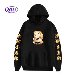 Disfraces casuales <span class=keywords><strong>de</strong></span> moda <span class=keywords><strong>de</strong></span> talla grande sudaderas Anime gráfico Rengoku Kyoujurou sudaderas con capucha para <span class=keywords><strong>hombre</strong></span> Demoned Slayer HOODIE - Product Image 5