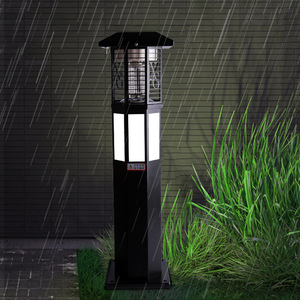 Lampe solaire de jardin avec tue-moustiques UV, étanche, alimentée par énergie solaire, 12V, cellule mono Si, durée de vie de 50 000 heures - Product Image 2