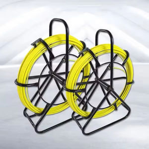 HANSHENGLONG 8mm 250m Tige de guidage en fibre de verre jaune pour câbles souterrains - Product Image 5