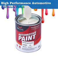 Peinture de base 1K Fine Green Pearl pour la retouche automobile, disponible en version OEM, revêtement acrylique nacré monocomposant pour la repinture de voitures