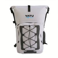 Weiche Isolierte Kühltasche Beidseitig Isolierte Zusammenklappbare Lunch-Kühltasche für Picknick Strand Wandern Camping Arbeit Reise Ausflug