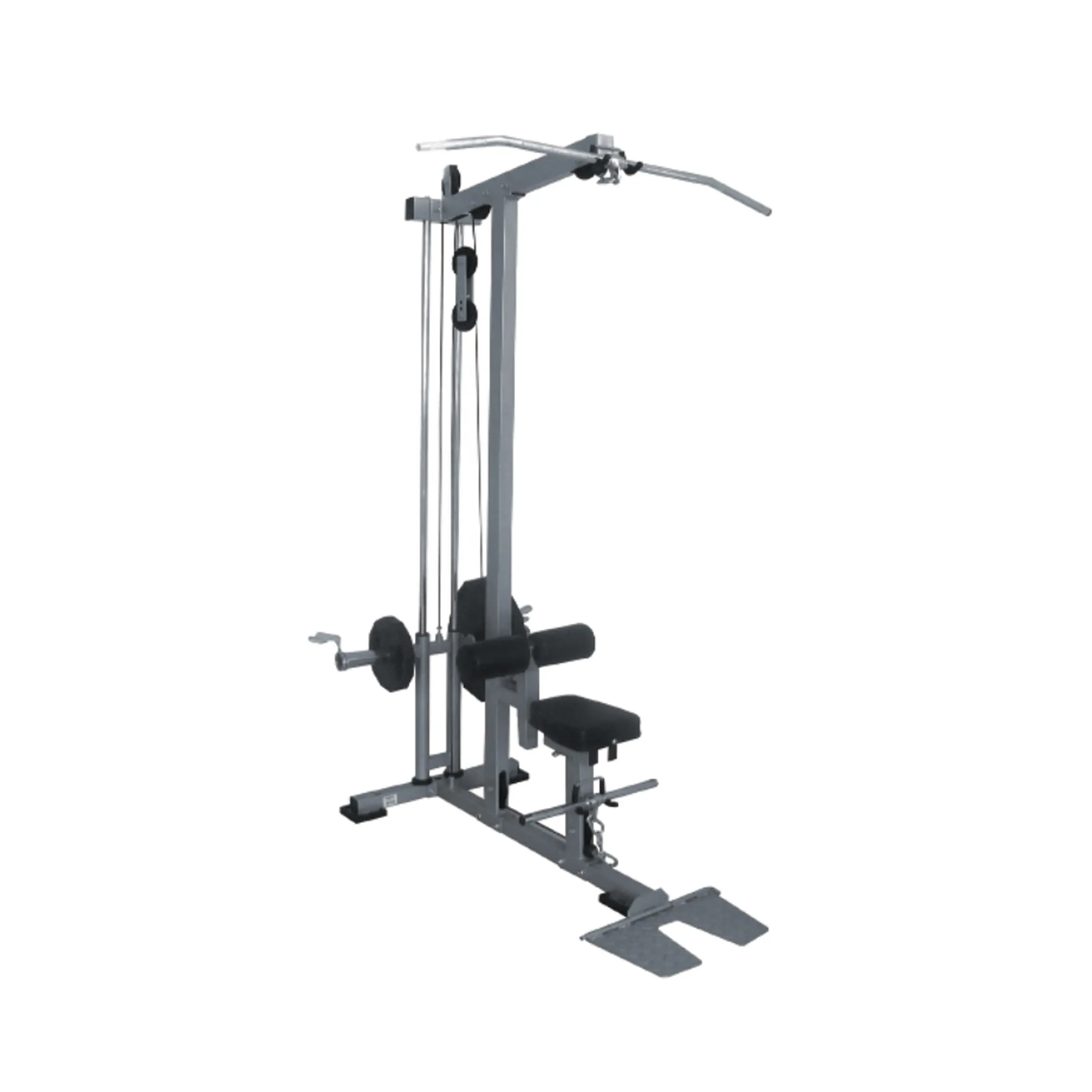 VIGFIT Lat Pull Down Station Gym Equipment Low Row Cable Pulley Cable Machine