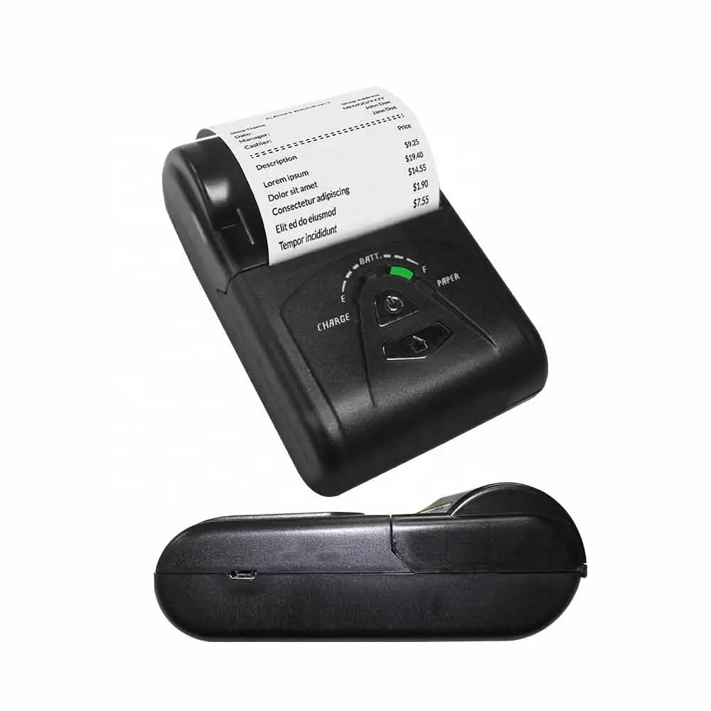 ZCS103 Cheap Mini POS Printer 58mm Mini Thermal Portable Android Bluetooth Receipt Printer