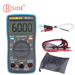 Bside Zt102 Digital Multimeter 6000 Counts True Rms 10A Auto <b>Range</b> Home Use - Product Image 1
