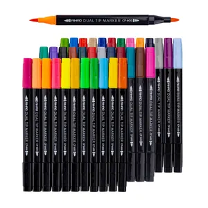 12 24 36er Pack Dual Tip Brush Marker Pen 36 Farben Art Marker Dual Tip & Fine Tips