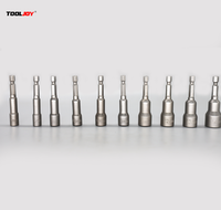 Tournevis électrique sans fil 6,35 mm, embout long 8 mm en acier, aimant puissant, pour bricolage industriel, norme DIN, couleur personnalisable OEM
