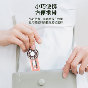 พัดลมมือถือแบบพกพาขนาดเล็กไร้ใบพัดแบบชาร์จไฟได้ USB ระบบทำความเย็น 16C ไอซ์วินด์ 5W มอเตอร์ไร้แปรงควบคุมด้วยปุ่ม - Product Image 4