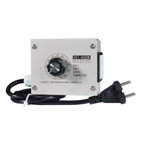 Régulateur de tension SCR SVC monophasé, variateur de vitesse de moteur, thermostat électrique AC 2000W 220V
