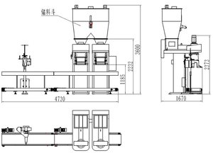 이윈올 DCS-50FT2-B 듀얼 호퍼 분말 포장 계량기 - Product Image 2