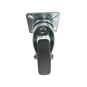 Flatbed Cart 3 Inch Swivel Caster Trolley <b>Wheel</b> Tpr Gray Rubber Silent Caster <b>Wheel</b> - Product Image 2