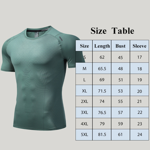 T-shirt Sportiva da <span class=keywords><strong>Uomo</strong></span> Kable ad Asciugatura Rapida, Traspirante, Collo Tondo, per Fitness e Basket, <span class=keywords><strong>Abbigliamento</strong></span> Leggero da <span class=keywords><strong>Palestra</strong></span> - Product Image 5