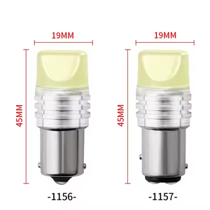 Lampadina a LED per auto 12V 1157 <span class=keywords><strong>1156</strong></span> BA15S BAY15D <span class=keywords><strong>P21W</strong></span> P21/5W 2835 9SMD segnale di direzione per moto Stop retromarcia luce bianca rosso ambra - Product Image 3