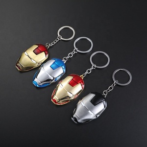 Porte-clés Casque Iron Man en Alliage de Zinc, <span class=keywords><strong>Cadeau</strong></span> de Collection Avengers, Accessoire Super-héros Cool pour Fans, Tendance Mode Cosplay, <span class=keywords><strong>Cadeau</strong></span> Hommes Femmes - Product Image 2