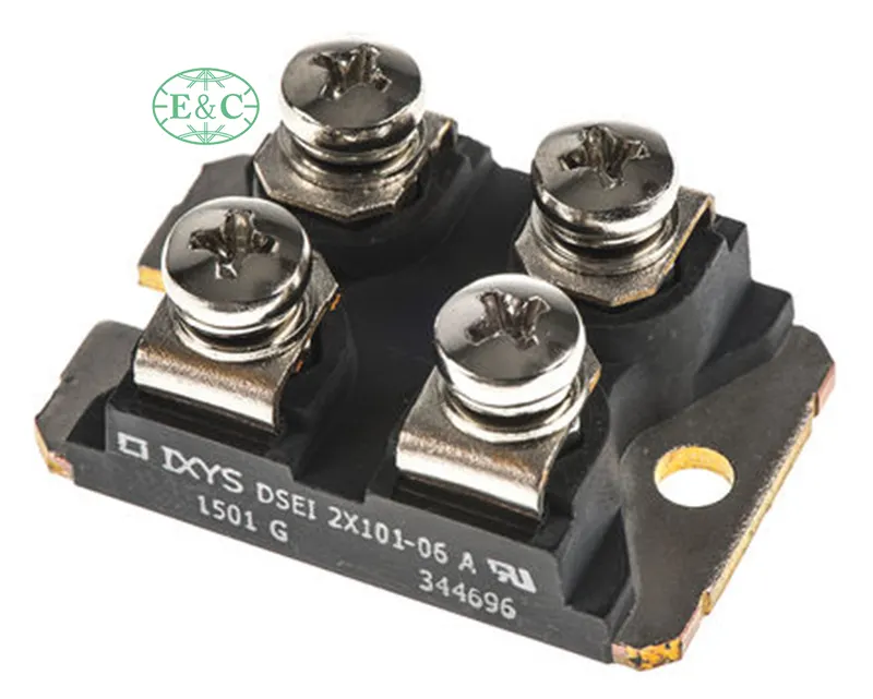 DSEI2X101-06A DSEI2X101-06A 모듈 600 V 96 A 1.25 V 이중 절연 정류기 다이오드 스위칭 80ns 4 핀 SOT-227B 튜브