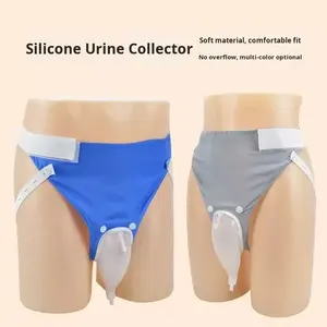 Bolsa Recolectora de Orina de 1000 ml y 2000 ml, Bolsa de Orina de Silicona para Hombre y Mujer, Contenedor de Orina Masculino Portátil para Incontinencia - Product Image 3