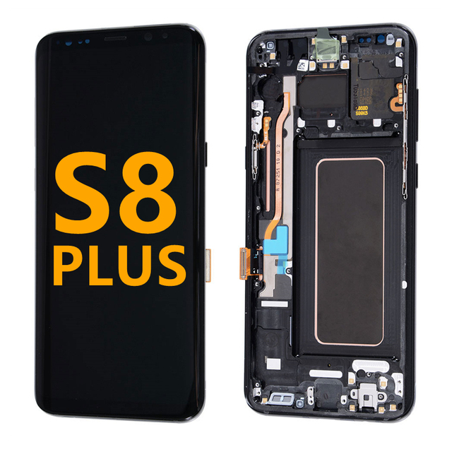 Original OLED Screen Touch Display with Frame for Samsung for Galaxy S8 Plus LCD 1-Year Warranty Complete