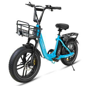 Stock chino de alta velocidad personalizado 20 pulgadas batería de litio plegable AL Frame ciudad ebike bicicleta eléctrica plegable para dama - Product Image 1