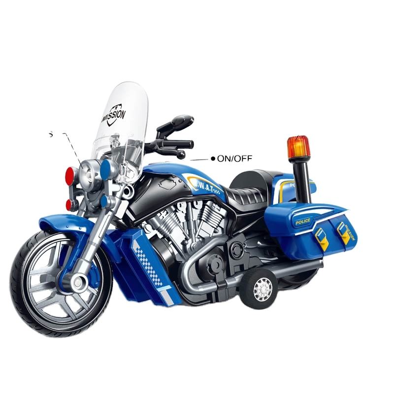Мотоцикл, детская игрушка, легкий фрикционный мотоцикл, пластиковый музыкальный автомобиль, игрушки от chenghai Toy