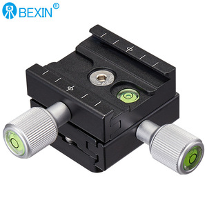 แผ่นยึดกล้องแบบปลดเร็ว Bexin ทำจากอลูมิเนียมอัลลอย พร้อมระดับน้ำ สำหรับขาตั้งกล้องดิจิตอล - Product Image 1
