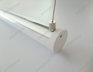 ระงับความกว้าง30มม. อลูมิเนียมโปรไฟล์นำแถบแสงฝาครอบพลาสติก - Product Image 6