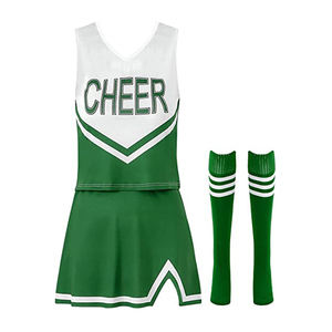 OEM Logo personnalisé Nouveautés Produits tendance Uniformes de cheerleading Ensembles Strass Imprimés Sublimations Filles Adultes - Product Image 1