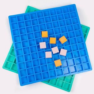 Molde de Silicona Cuadrado al por Mayor con 100 Cavidades para Hacer Dulces, Gelatina y Cubitos de Hielo - Product Image 1