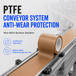Bande anti-usure en PTFE avec adhésif silicone pour surfaces coulissantes, rails de guidage, glissières, convoyeurs et protection de machines - Product Image 4