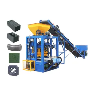 China hot sale small scale cement concrete fly ash paver interlocking brick block making machine price