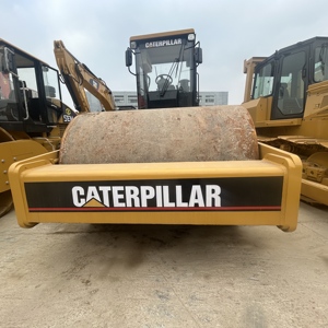 Compacteur de sol à tambour lisse CAT CS-683E d'occasion de haute qualité, moteur Cat d'origine, sans révision, compacteur vibrant routier d'occasion - Product Image 5