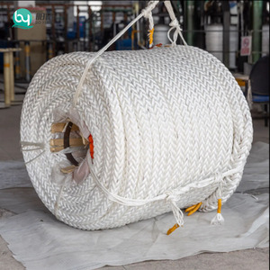 <span class=keywords><strong>Corde</strong></span> marine en polypropylène multifilament blanc souple à haute résistance à la rupture, 12 brins torsadés, fabricant de cordes - Product Image 5