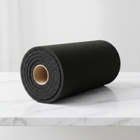 Mousse conductrice noire en PU, éponge nue plaquée nickel-cuivre PVD pour blindage d'appareils électroniques, contact ESD et amortissement