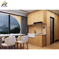 Maisons mobiles préfabriquées en aluminium de luxe, modernes et détachables, type capsule spatiale, pour usage en villa et atelier