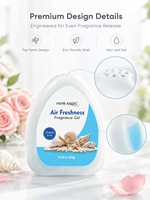 Gel parfumé solide, diffuseur d'ambiance longue durée, gel neutralisateur d'odeurs pour la maison, la salle de bain, le bureau