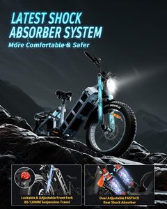 Vélo électrique Sentinel Step-Through à pneus larges, durable, pour les trajets urbains, pour hommes et femmes, fiable pour les déplacements quotidiens. - Product Image 5