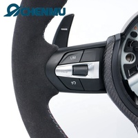 Volant en semi-suède avec garniture en carbone sec pour BMW F10 F11 F07 F20 F22 F30 F36 X5 F15 X6 F16 X3 F25 X4 F26 M3 F80 F21 M3