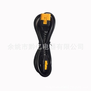 Cable de Alimentación C13 C14 con Enchufe de Bloqueo, Estándar IEC 16A, Cable de PVC Tipo SJTOW para Uso Industrial - Product Image 1