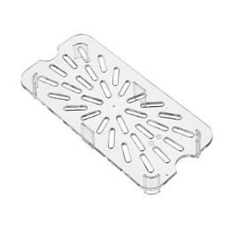 Durable Transparent Polycarbonate GN 1/3 Gastronorm <b>Pan</b> Insert Drainer Rack for Hotel Dish Washing Commercial Kitchen - Product Image 2