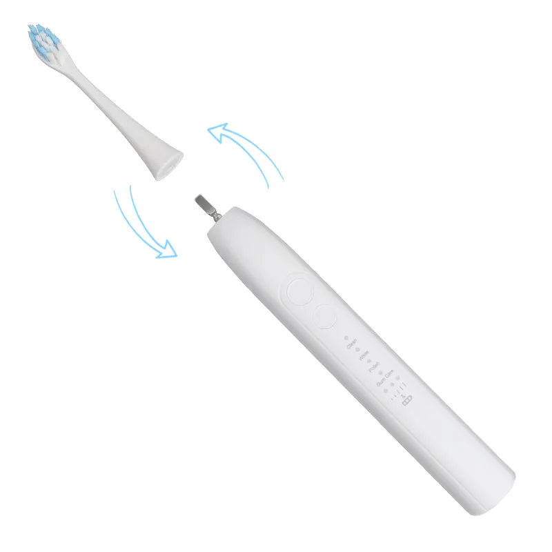 فرشاة أسنان كهربائية ببطارية مخصصة فائقة النعومة بعلامة خاصة وفائقة النعومة تعمل بالطاقة متعددة الاتجاهات ودوارة