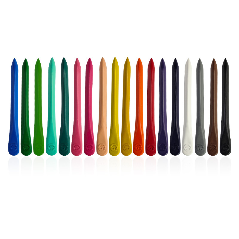 Crayon en plastique 18 couleurs