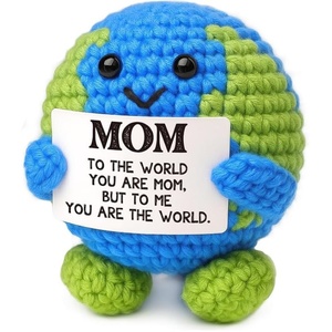 Muñeca de Ganchillo Hecha a Mano con Forma de Globo, Regalo de Masaje de Apoyo Emocional para el Día de la Madre, Cumpleaños y Festividades - Product Image 1