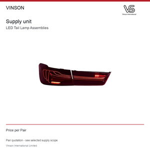Paires de feux arrière LED pour BMW Série 3 G20 G28 2020-2023 Configuration photographiée - Product Image 4