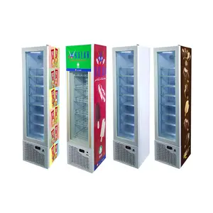 아이스크림과 아이스 캔디 용 Meisda SD105 105L 커스터마이징 허용 상업용 바 디스플레이 냉동고