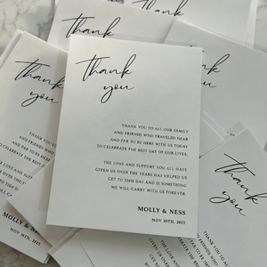 Tarjetas de Agradecimiento Personalizadas a Precio de Fábrica, Prueba Rápida, Tarjetas de Agradecimiento Personalizables para Eventos de Marca - Product Image 1