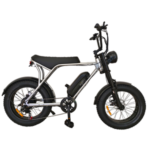 Bicicleta eléctrica ZUKKA para adultos, bicicleta de Cross eléctrica con motor de accionamiento trasero 500W, bicicleta de cross de neumático grueso de 20" - Product Image 1
