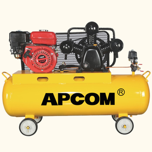Compresor de Aire de Pistón a Gasolina de 3HP-6HP, 2.2kW a 5.5kW, 8 bar, 12.5 bar, Compresor de Aire Industrial con Tanque de Aire Grande - Product Image 3