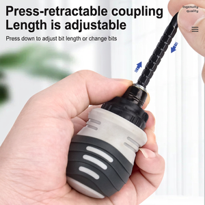 Ratcheting <b>Screwdriver</b> Cross Phillips Bit Anti-Slip Handle Matte Finish Plastic Handle Diy Tool Individual Piece - Product Image 2