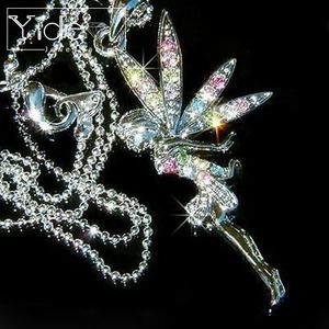 Brillante azul <span class=keywords><strong>de</strong></span> <span class=keywords><strong>hadas</strong></span> tinker bell Ángel colgante para regalo <span class=keywords><strong>de</strong></span> Navidad - Product Image 2