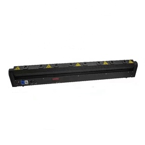 180W RGB 8 Eyes Full Color/Red Animation Scan Laser LED Bar Moving Array Light For DJ Club Show