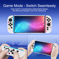 Casing Pelindung Anime Lucu, Grip Joycon Terpisah & Bingkai Tengah, Set Casing Keras PC untuk Nintendo Switch 2, Aksesoris Gaming