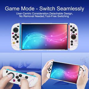 Housse de protection mignonne d'inspiration anime, poignées Joycon séparées et cadre central, coque rigide en PC, ensemble d'accessoires de jeu pour Nintendo Switch 2 - Product Image 5